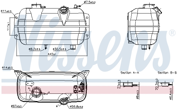 Nissens Expansievat 996079