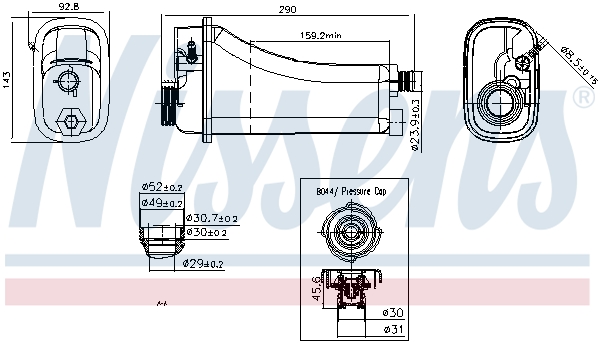 Nissens Expansievat 996155