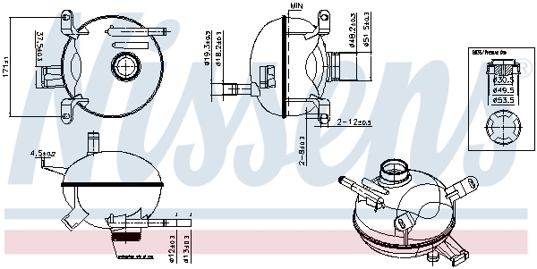 Nissens Expansievat 996171