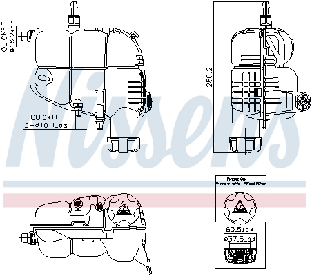 Expansievat Nissens 996185