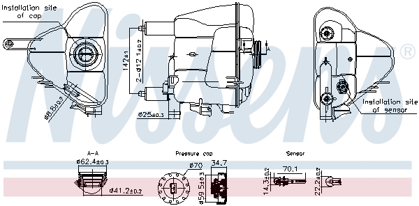 Expansievat Nissens 996191