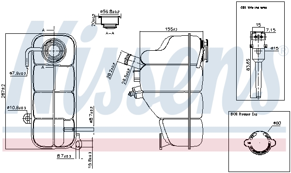 Nissens Expansievat 996193