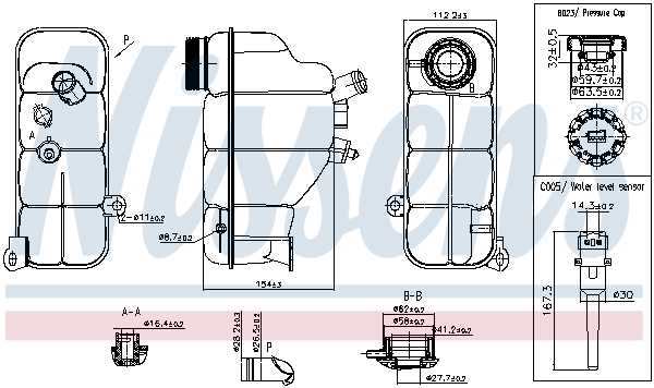 Nissens Expansievat 996195