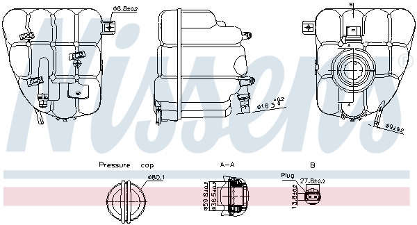 Expansievat Nissens 996255