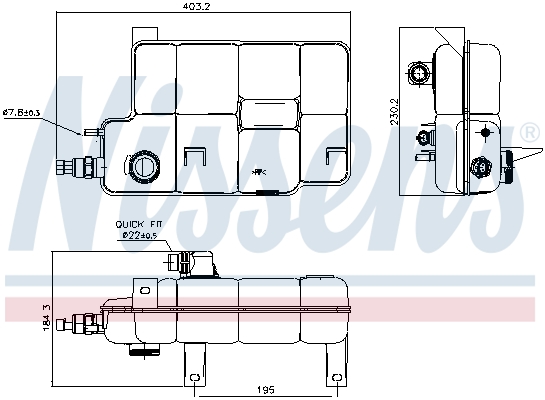 Nissens Expansievat 996260