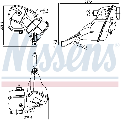 Nissens Expansievat 996275