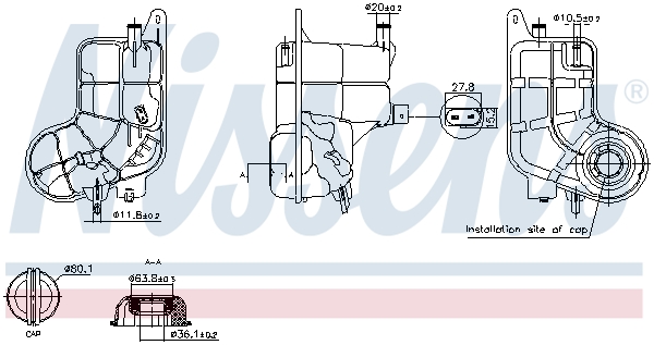 Expansievat Nissens 996288