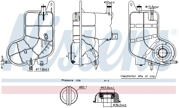 Nissens Expansievat 996292