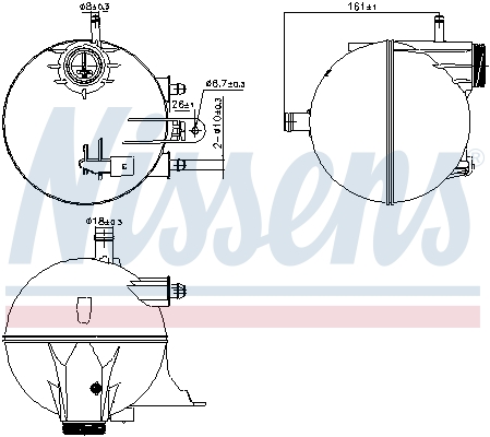 Expansievat Nissens 996295