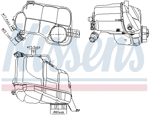 Expansievat Nissens 996297