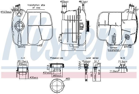 Expansievat Nissens 996305