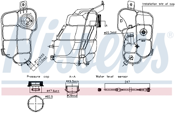 Expansievat Nissens 996318