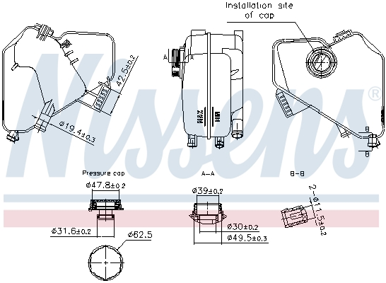 Expansievat Nissens 996322