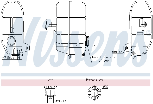 Expansievat Nissens 996332