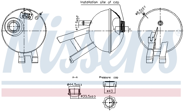 Expansievat Nissens 996348