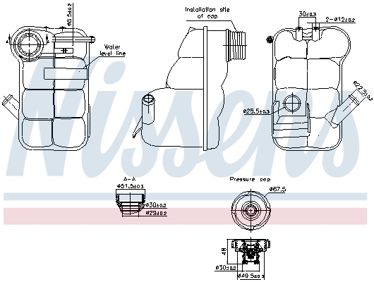 Expansievat Nissens 996350