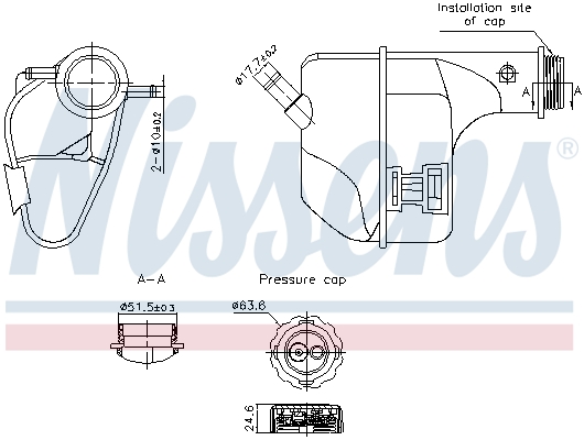 Expansievat Nissens 996355