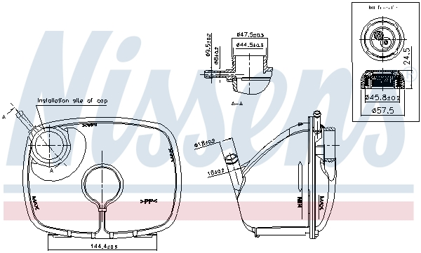 Expansievat Nissens 996370