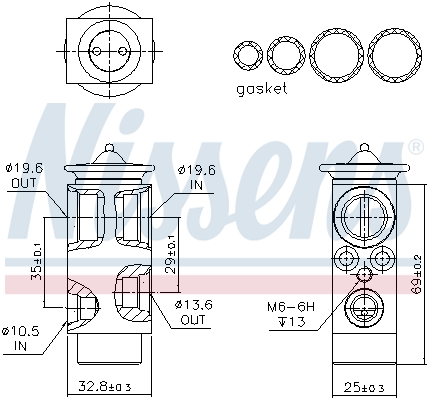 Nissens Airco expansieklep 999323