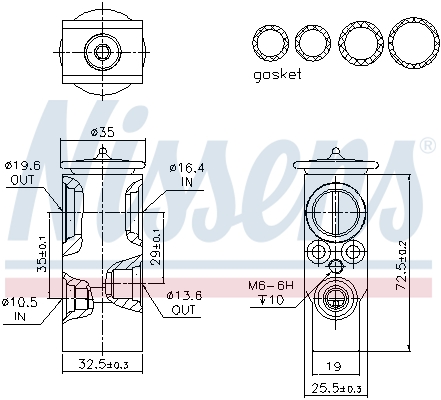 Nissens Airco expansieklep 999394