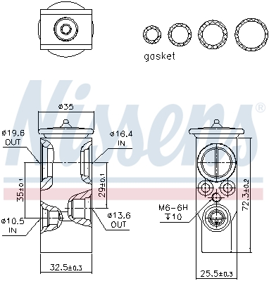 Nissens Airco expansieklep 999396