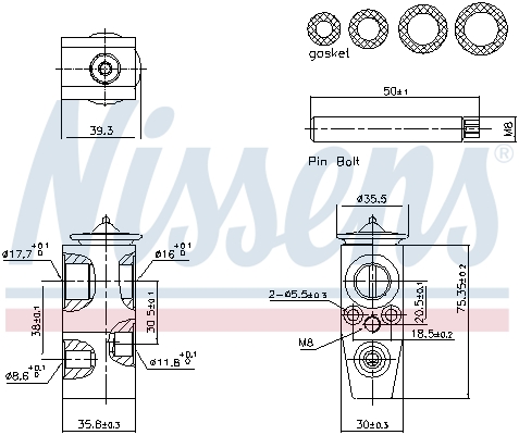 Airco expansieklep Nissens 999448