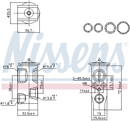 Airco expansieklep Nissens 999452