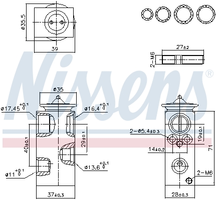 Airco expansieklep Nissens 999453