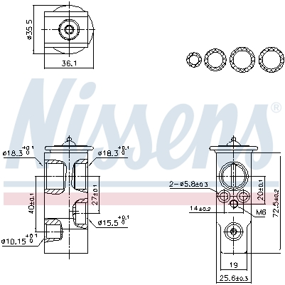 Airco expansieklep Nissens 999455