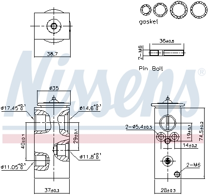 Airco expansieklep Nissens 999456