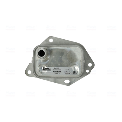Oliekoeler, motorolie Nissens 91592