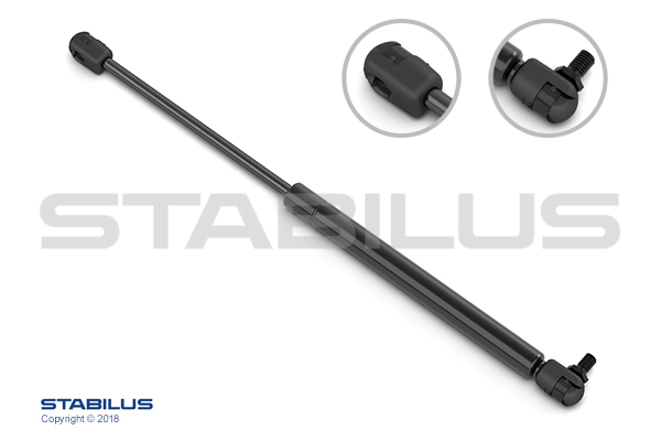 Gasveer, gereedschapsruimteklep Stabilus 2482LQ