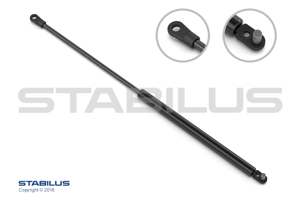 Gasveer, kofferruimte Stabilus 7303DE