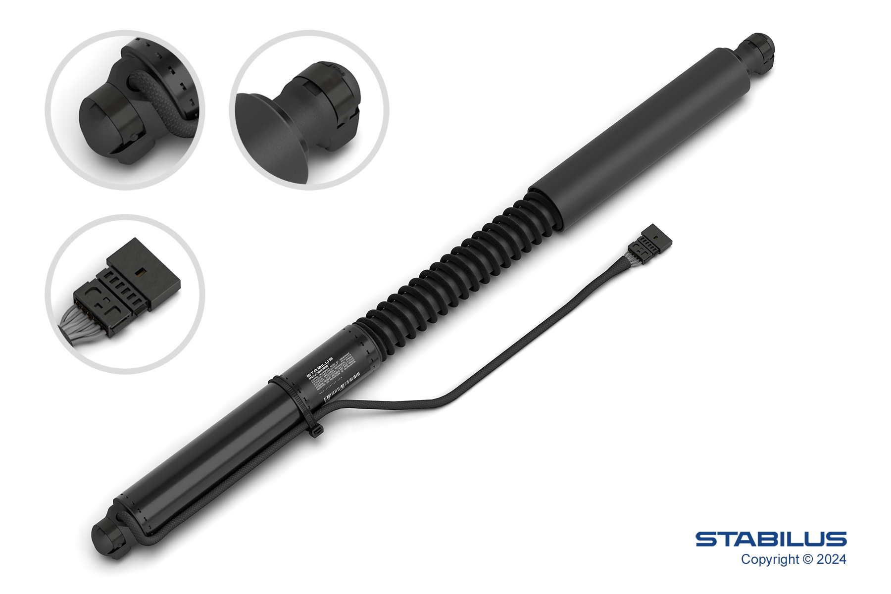 Elektromotor, achterklep Stabilus 798081