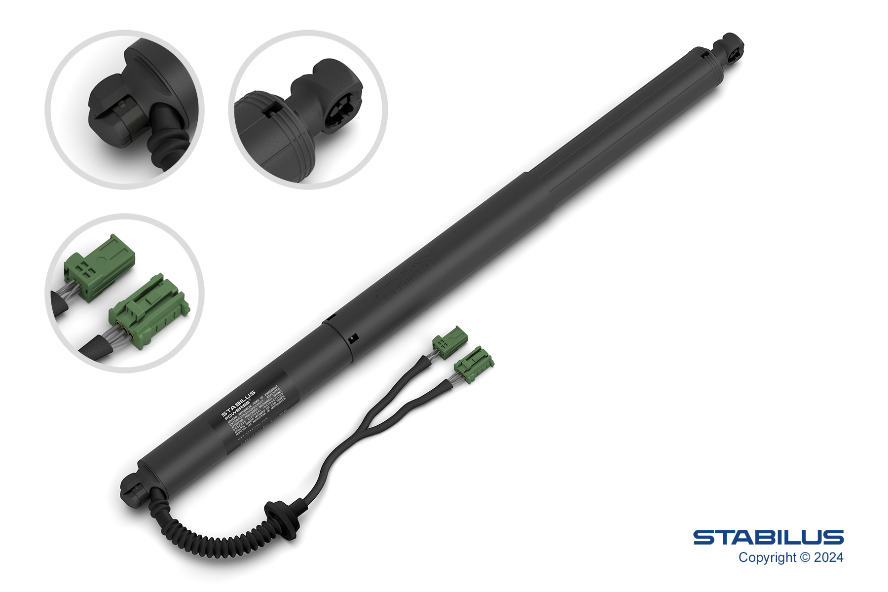 Elektromotor, achterklep Stabilus 835843