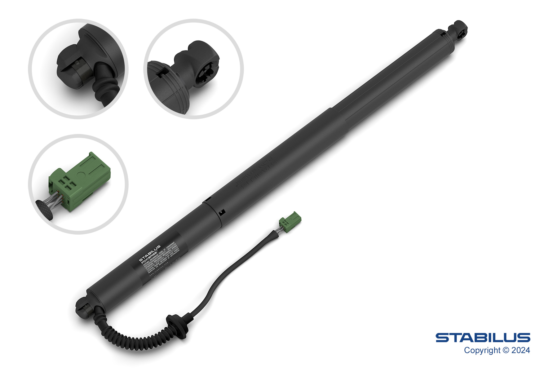 Elektromotor, achterklep Stabilus 873363