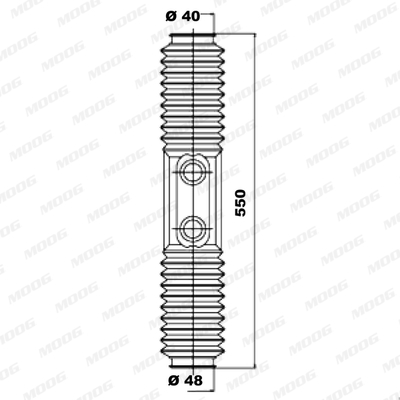 Stuurhuishoes Moog K150021