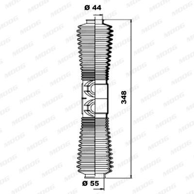 Stuurhuishoes Moog K150072