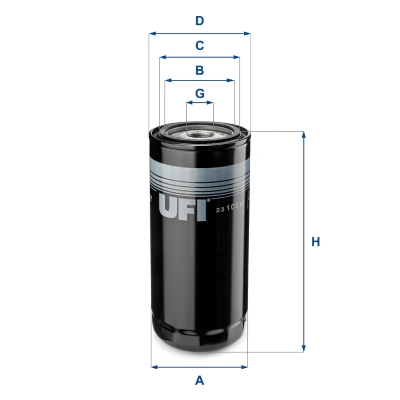 Oliefilter UFI 23.106.01