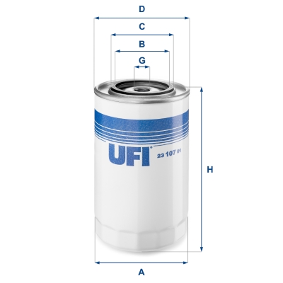 Oliefilter UFI 23.107.01