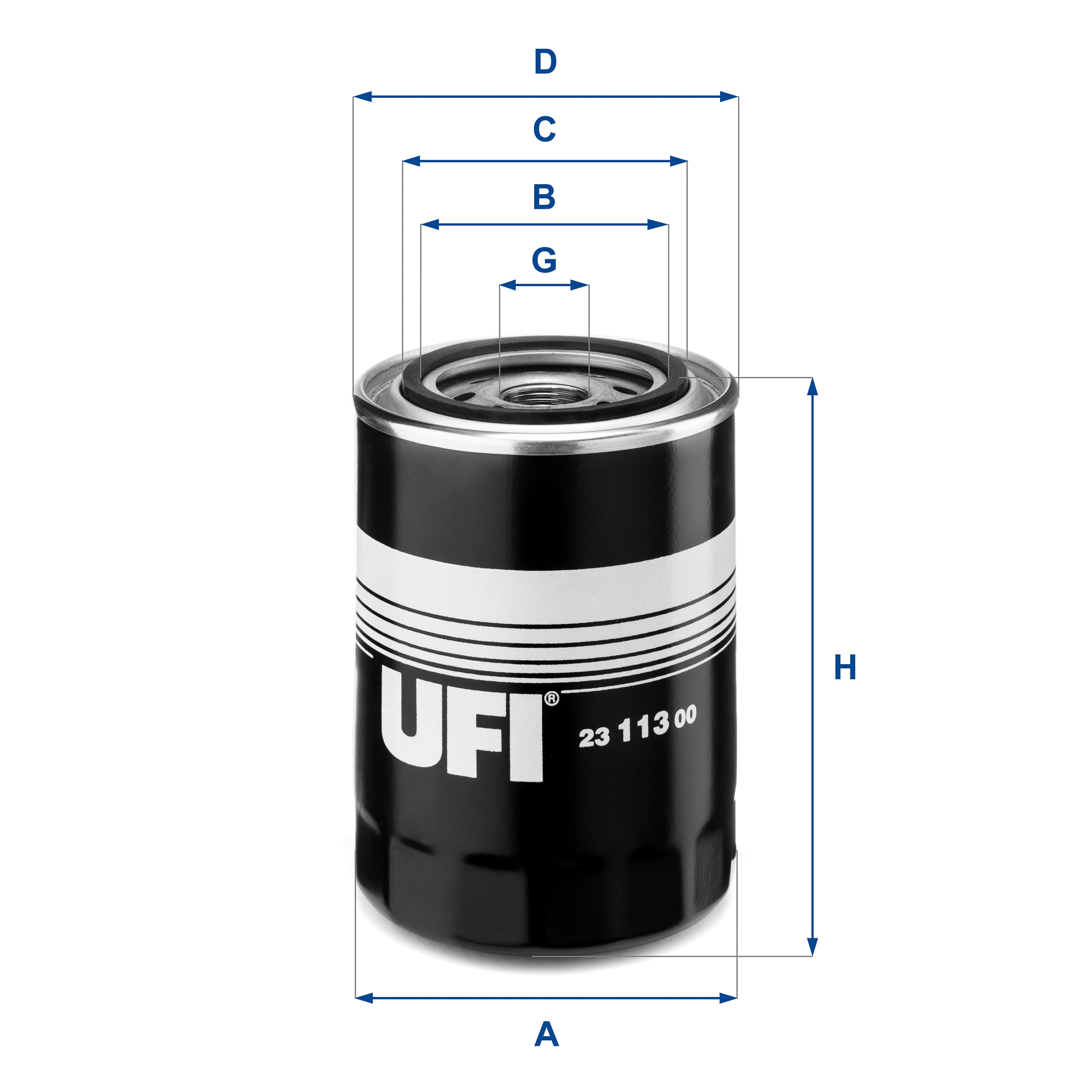 Oliefilter UFI 23.113.00