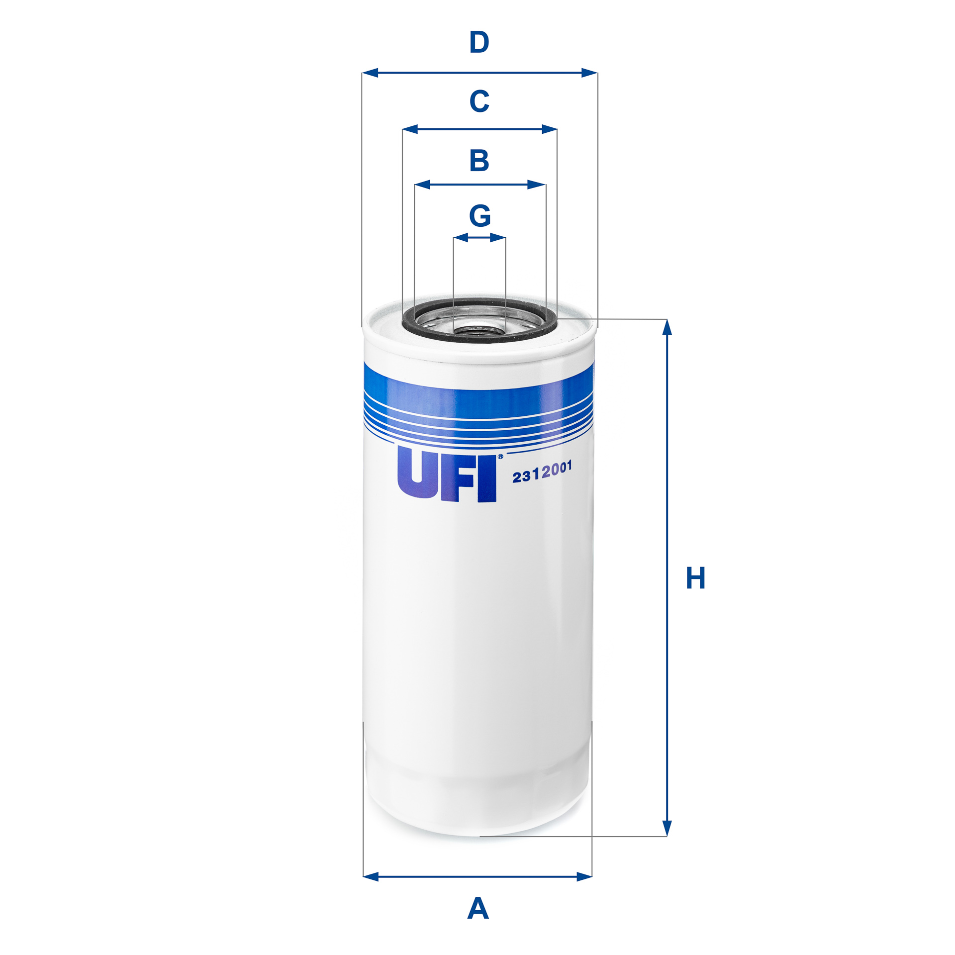 Oliefilter UFI 23.120.01