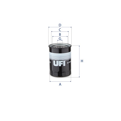 Oliefilter UFI 23.121.00