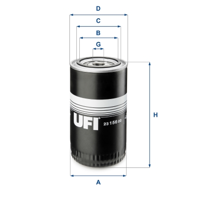 Oliefilter UFI 23.156.00