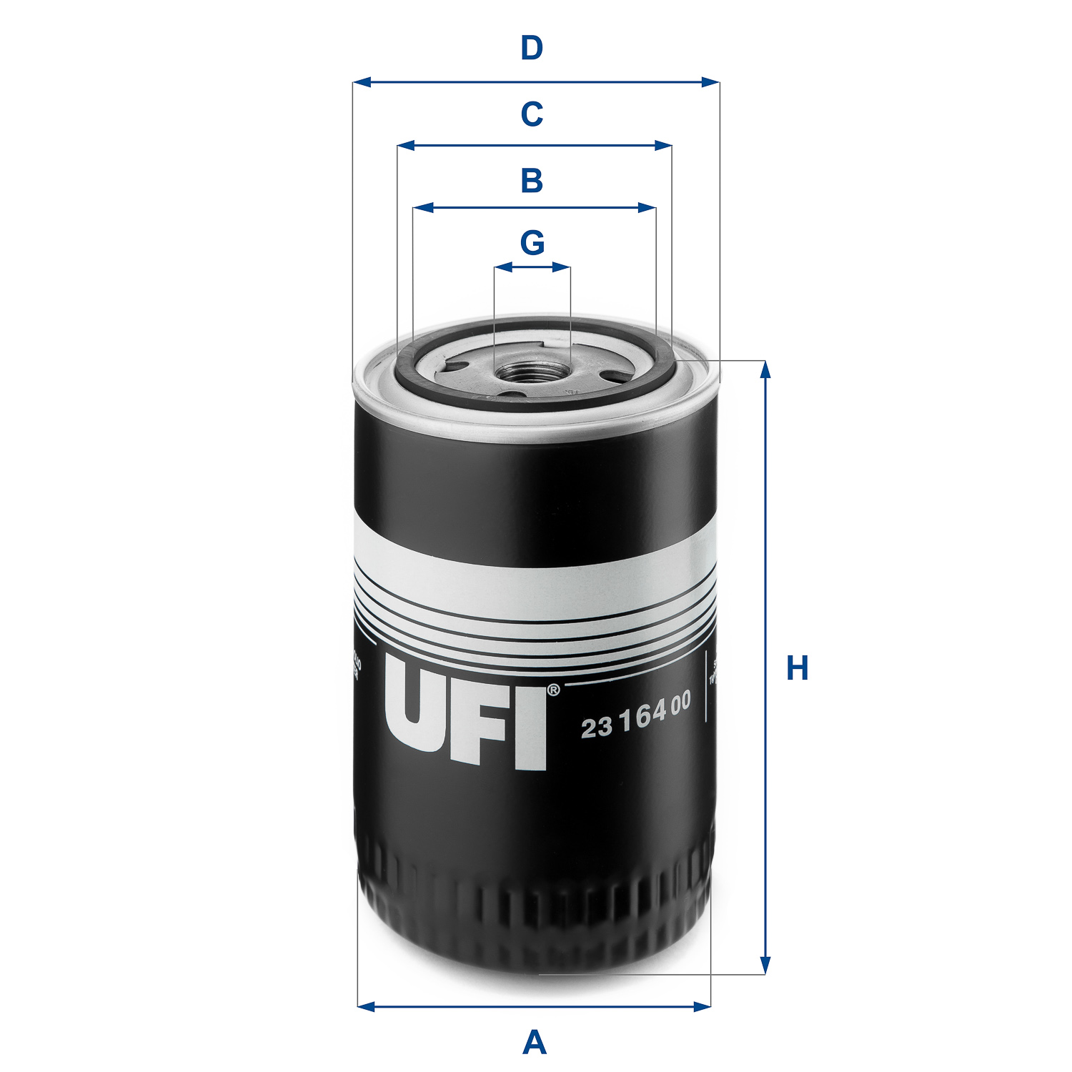 Oliefilter UFI 23.164.00