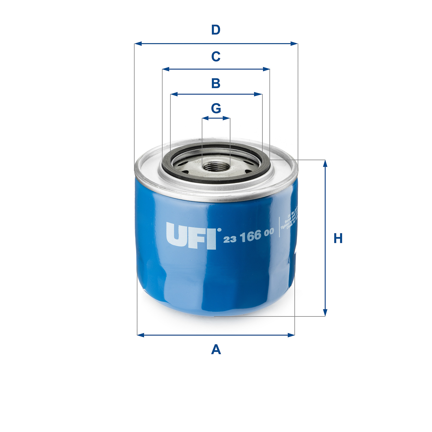 Oliefilter UFI 23.166.00