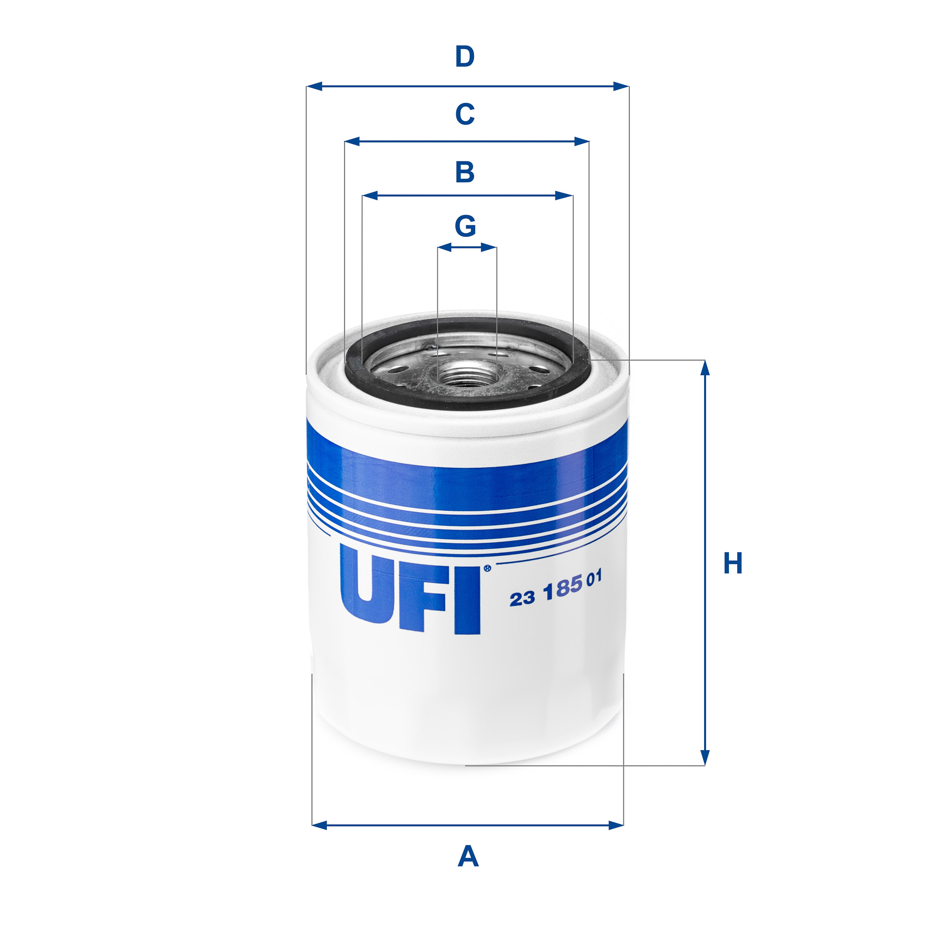 Oliefilter UFI 23.185.01