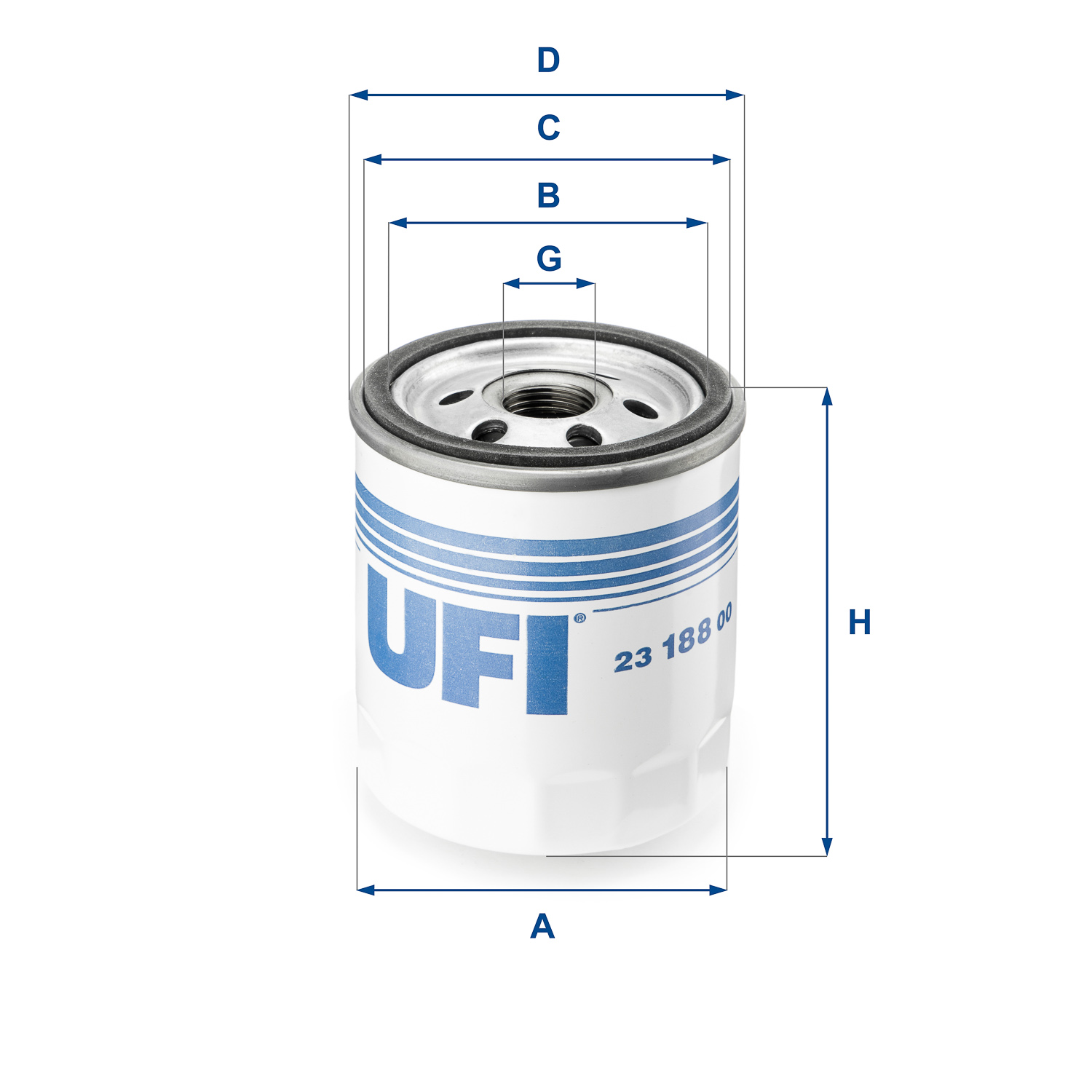 Oliefilter UFI 23.188.00