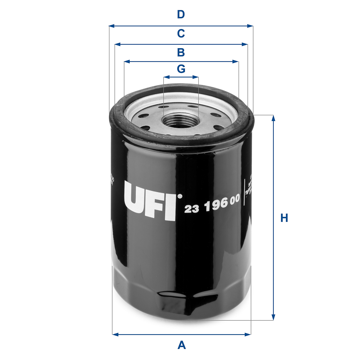 Oliefilter UFI 23.196.00