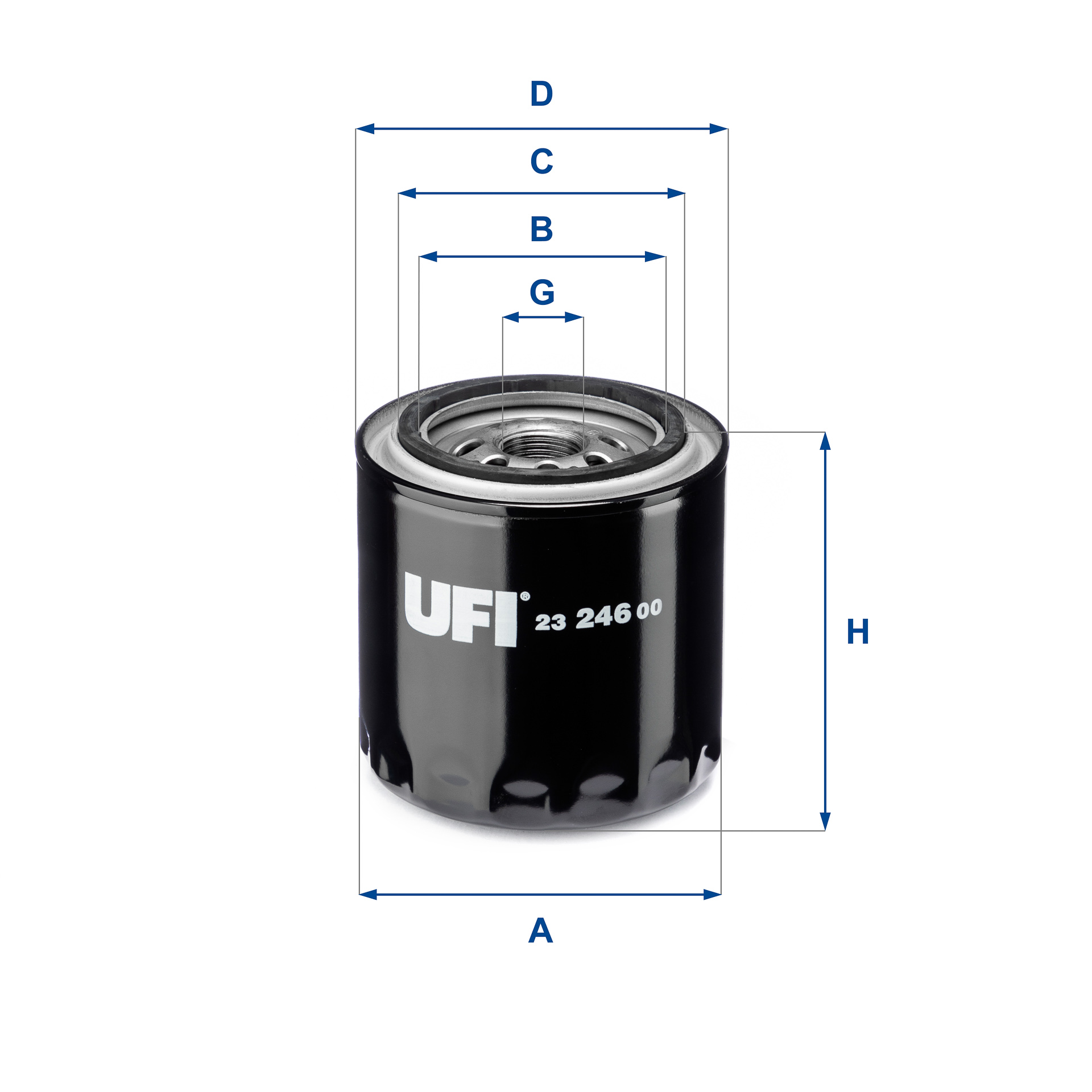 Oliefilter UFI 23.246.00